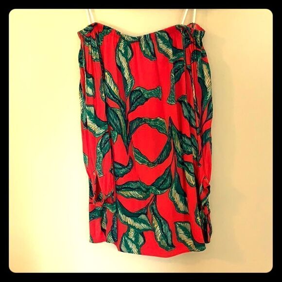 Off the shoulder, tropical dress - Picture 1 of 5